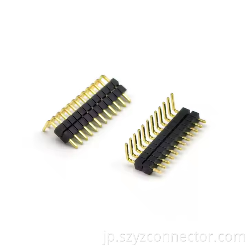 1.0mmピッチ ピンヘッダー ライトアングル H1.01.5 SQ0.3 12P-150P (3) 1.0mm Pitch Pin Header Right Angle H1.01.5 SQ0.3 12P-150P (3)